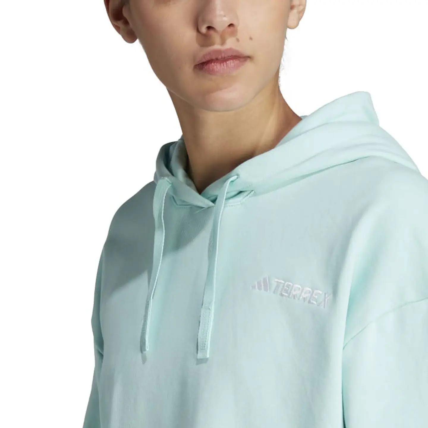 Polerón Mujer Turquesa Adidas Ib2704 4