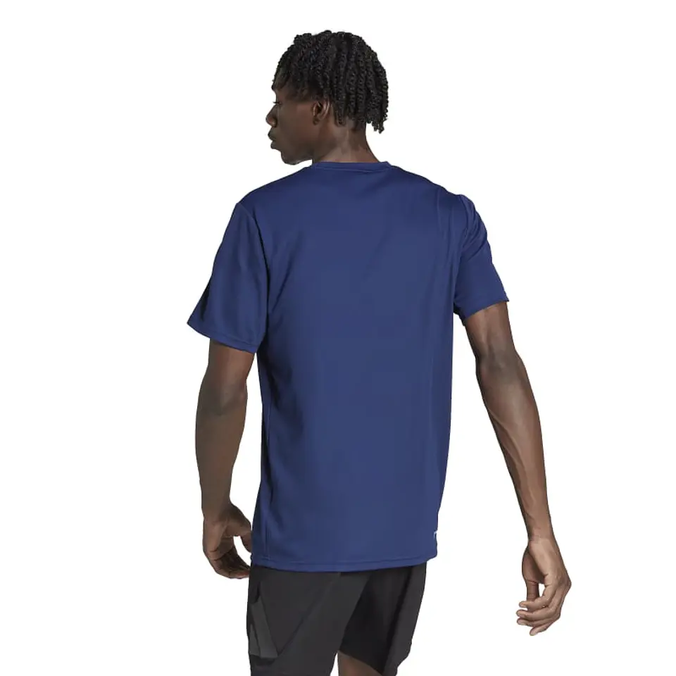 Polera Hombre Azul Adidas Ib8152 2