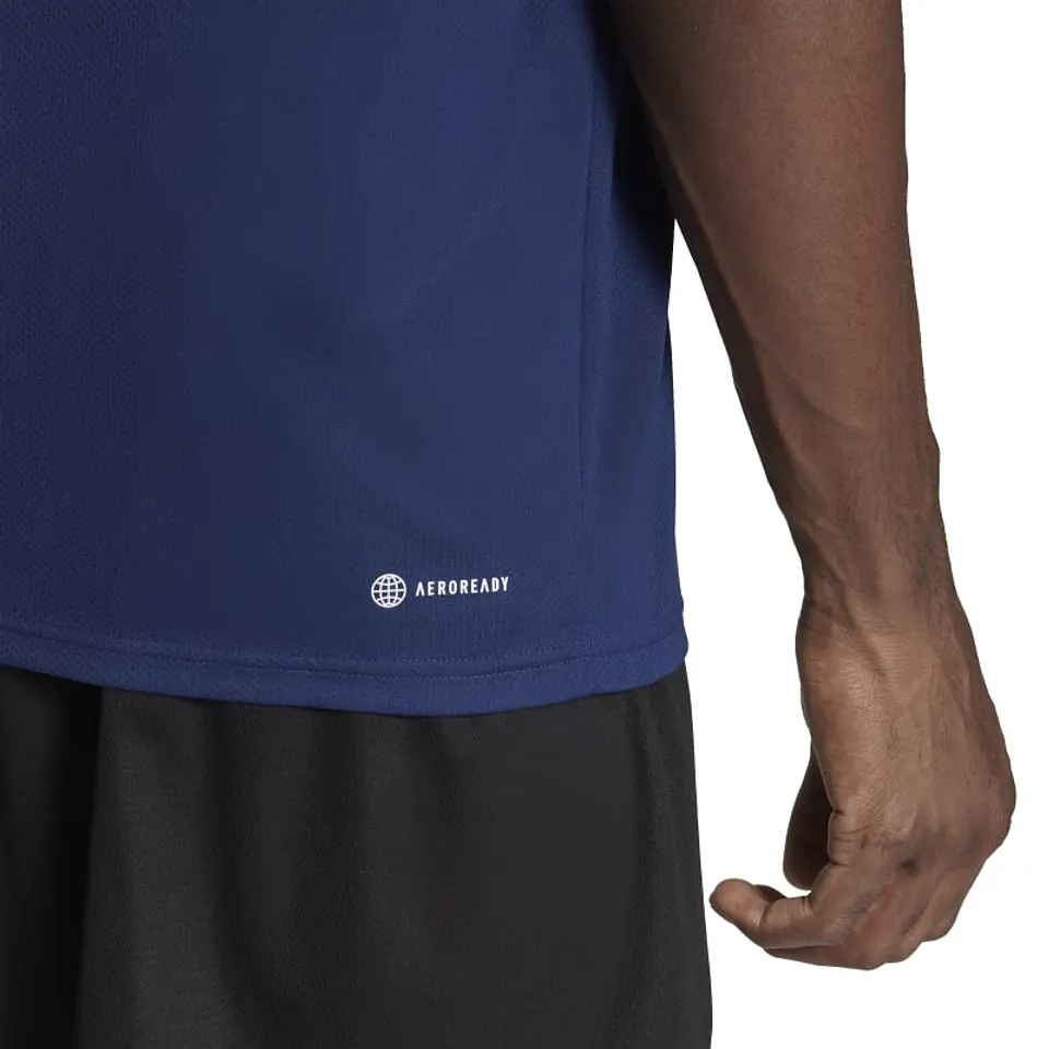 Polera Hombre Azul Adidas Ib8152 4