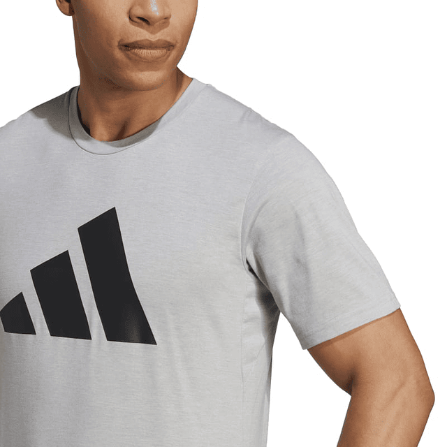 Polera Hombre Gris Adidas Ib8276