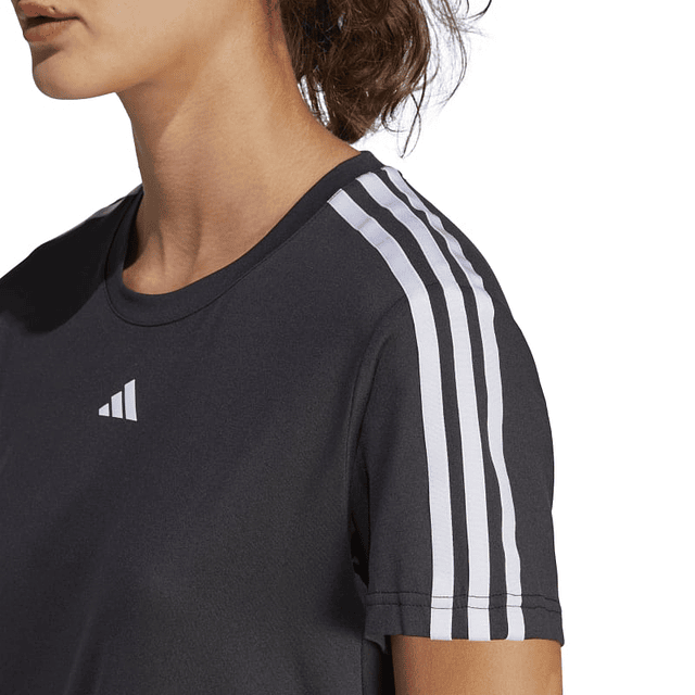 Polera Mujer Negra Adidas Ic5039