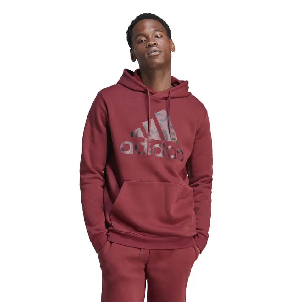 Polerón Hombre Burdeo Adidas Ip8342 1