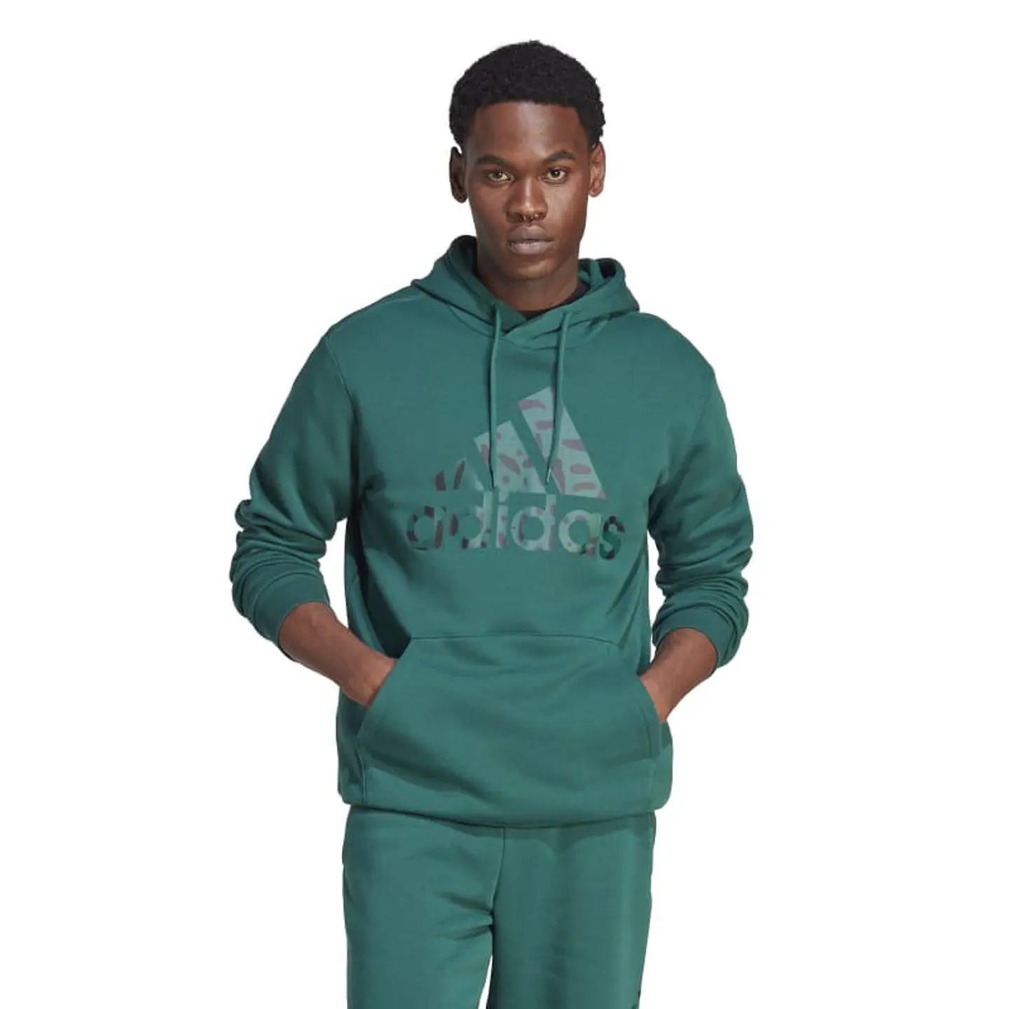 Polerón Hombre Verde Adidas Ip8343 1