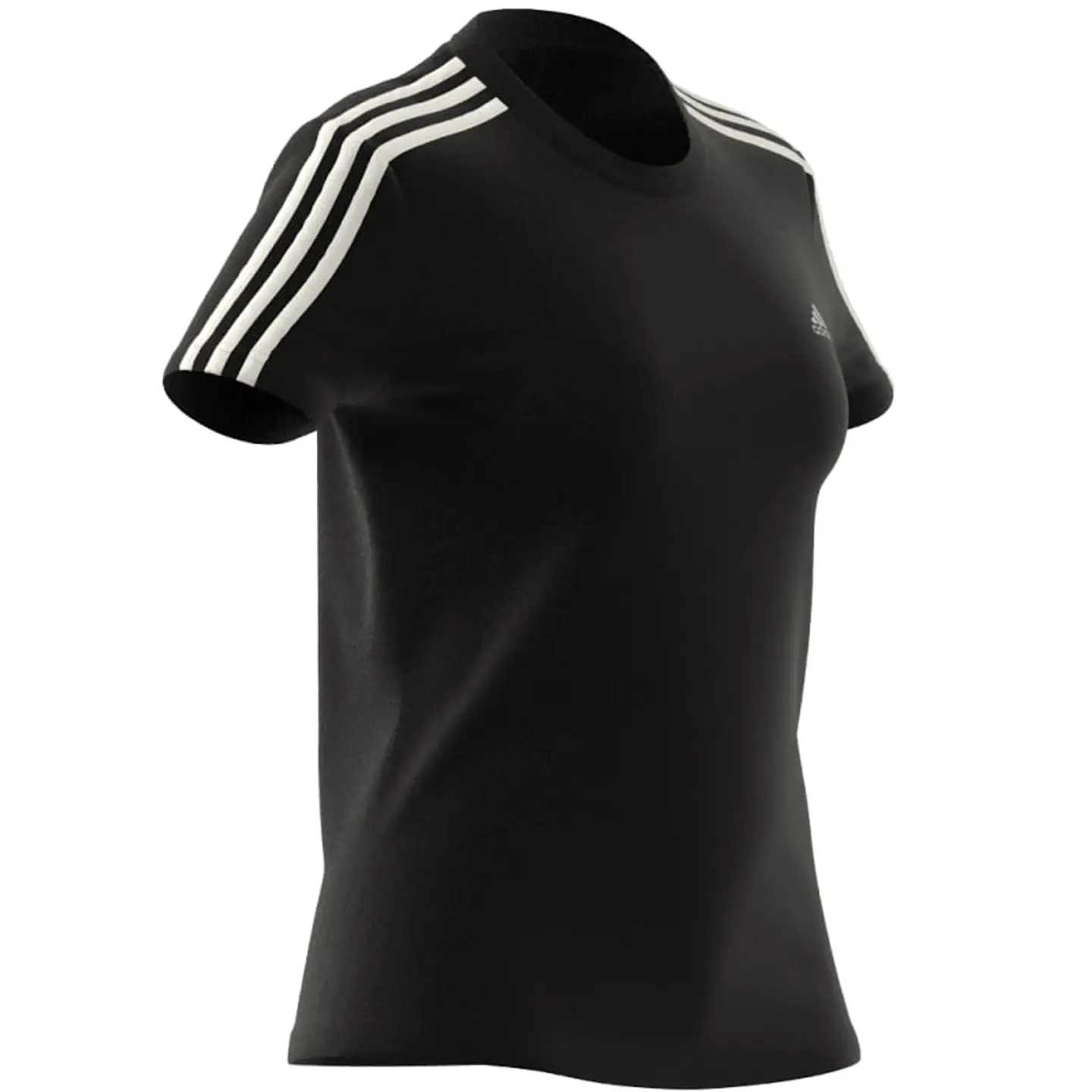 Polera Mujer Negra Adidas Gl0784 3