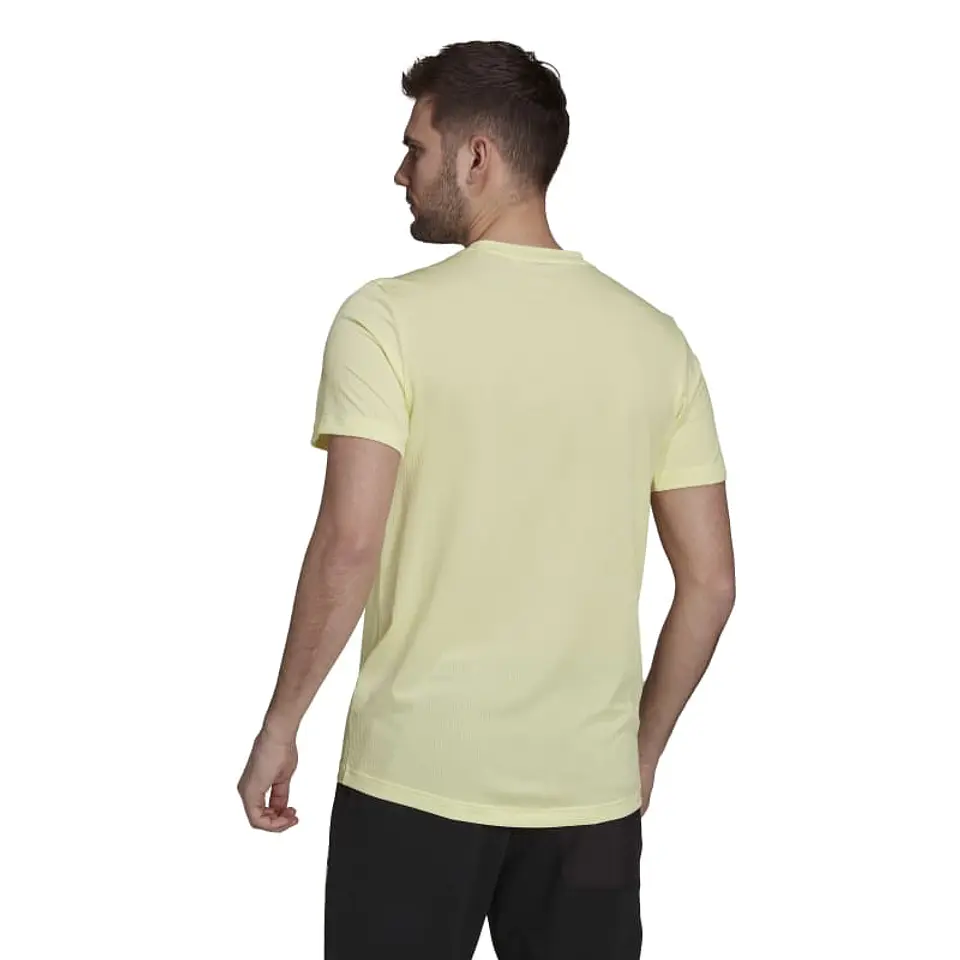 Polera Hombre Amarilla Adidas Gq4263 2