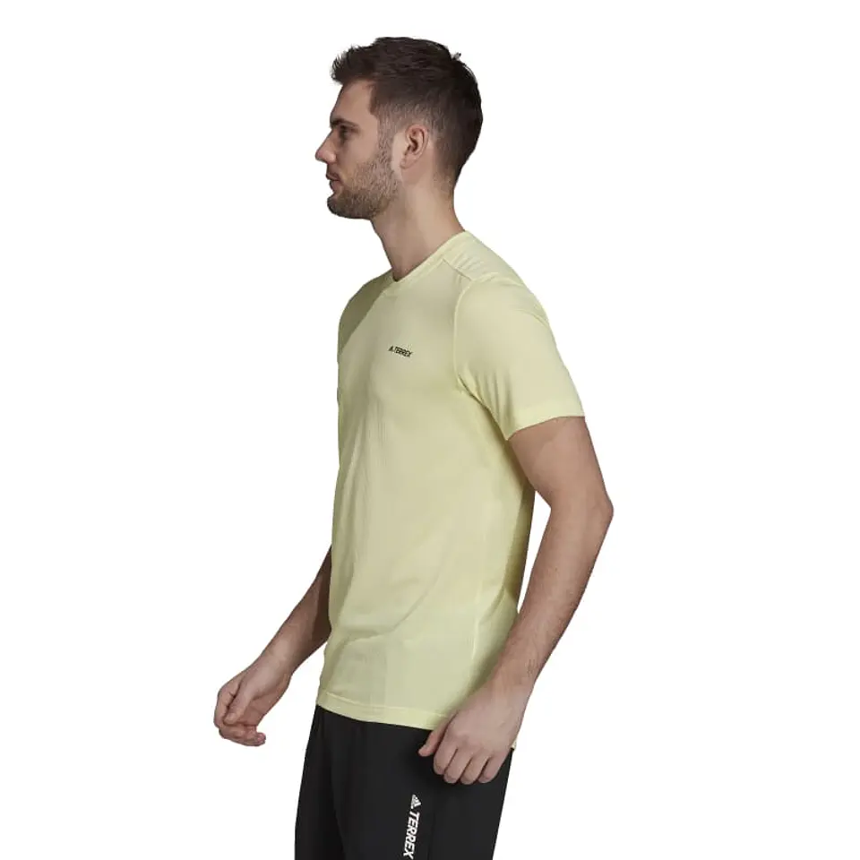 Polera Hombre Amarilla Adidas Gq4263 3