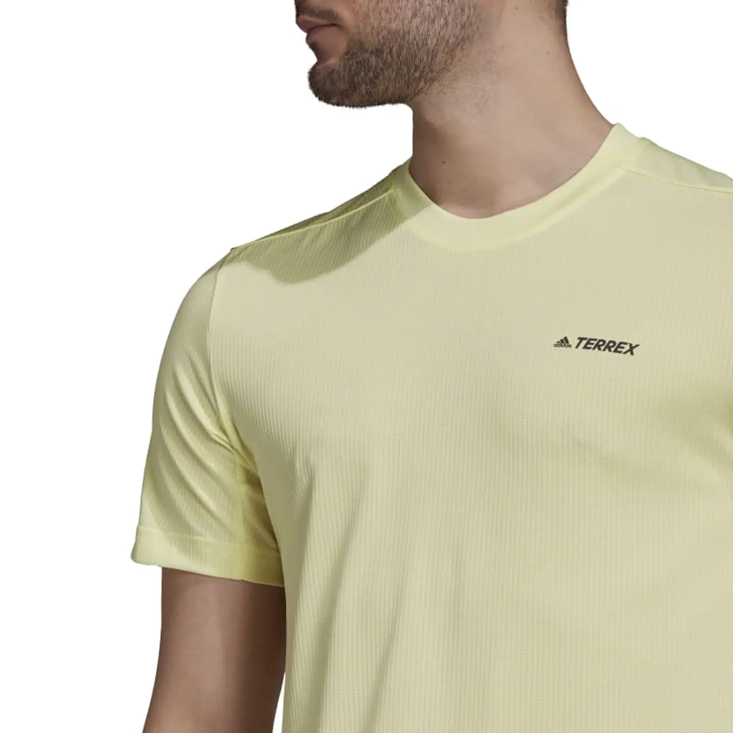 Polera Hombre Amarilla Adidas Gq4263 5