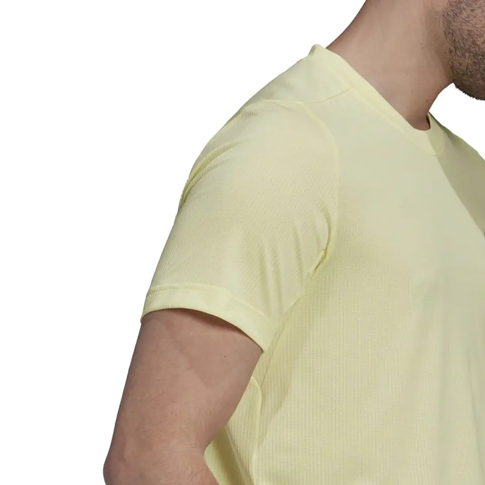 Polera Hombre Amarilla Adidas Gq4263 6