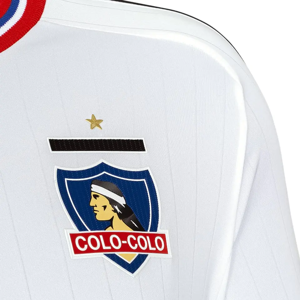 Camiseta Colo Colo Local 2023 Hombre Blanca Adidas Gc4021 3