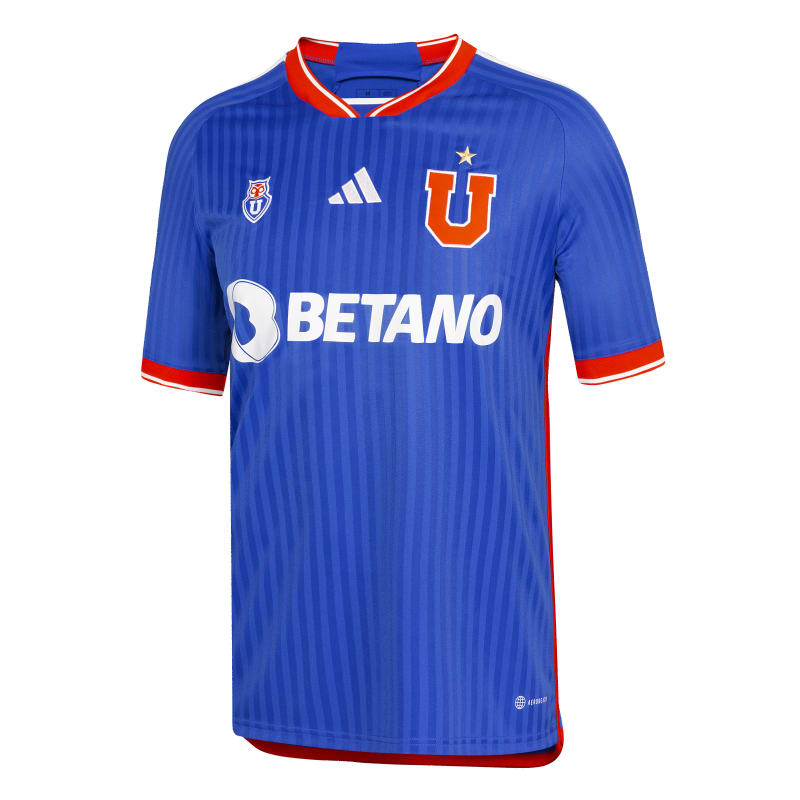 Camiseta Universidad de Chile 23 24 Azul Adidas Gc4069