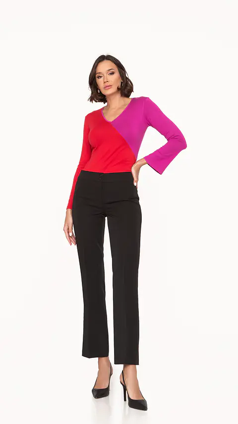 Pantalón De Vestir Mujer Negro Give 808