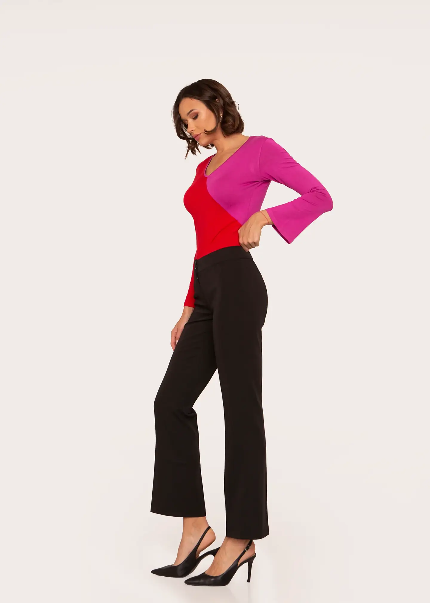 Pantalón De Vestir Mujer Negro Give 808 2