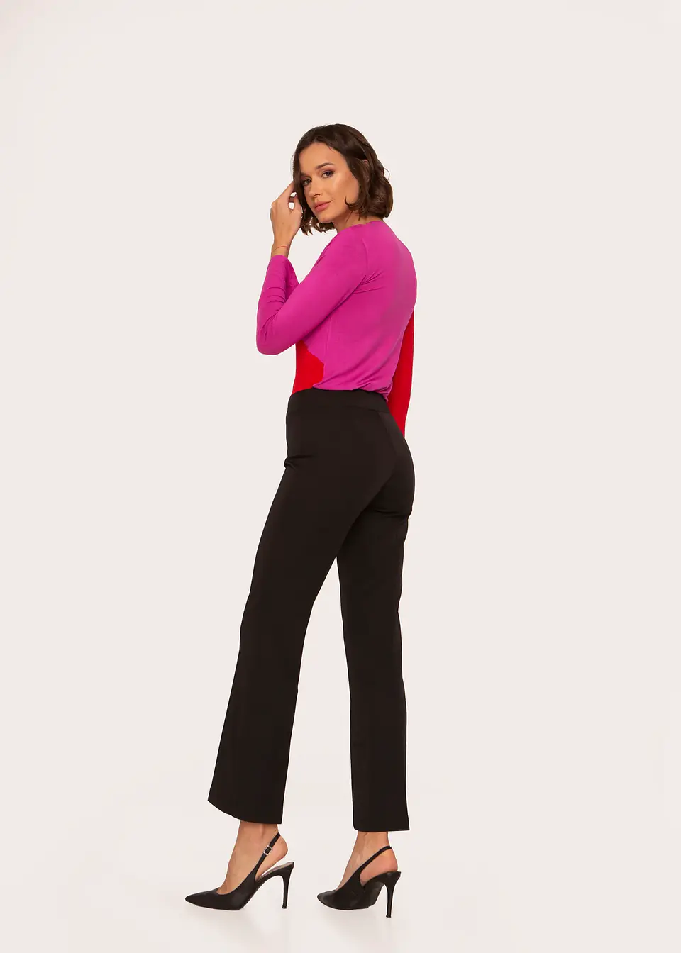Pantalón De Vestir Mujer Negro Give 808 3