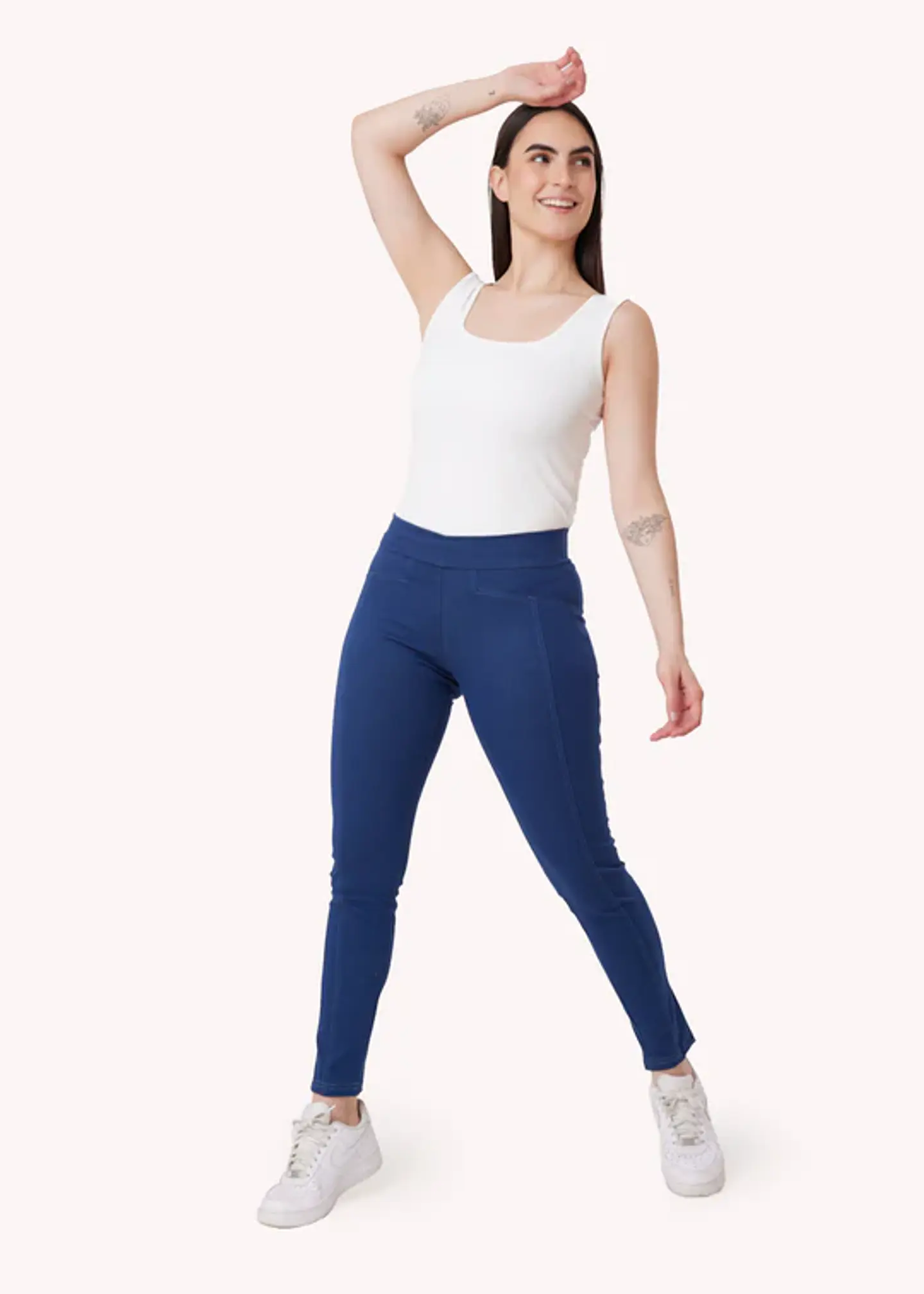 Calza Mujer Azul Give C62407 5