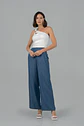 Pantalón De Vestir Mujer Azul Give P64300 - Miniatura 1