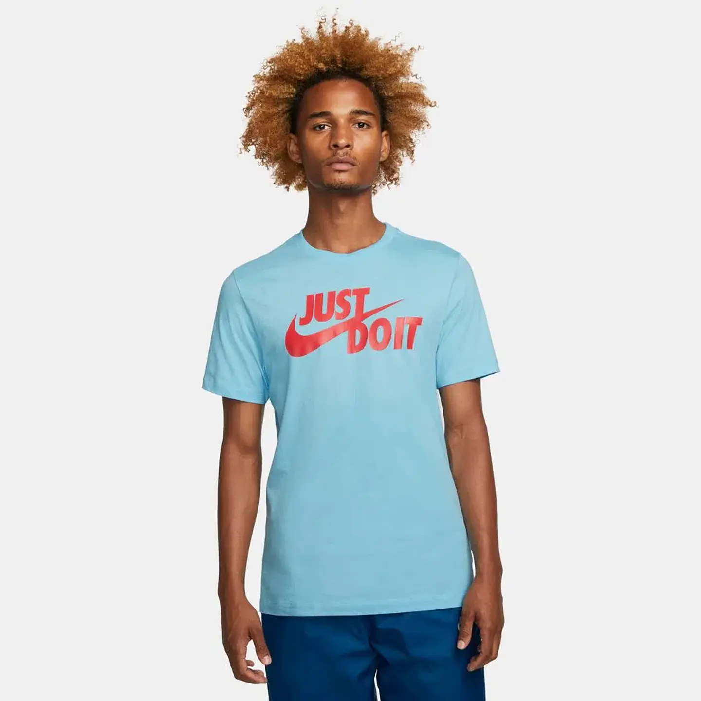 Polera Hombre Celeste Nike Ar5006-499 1