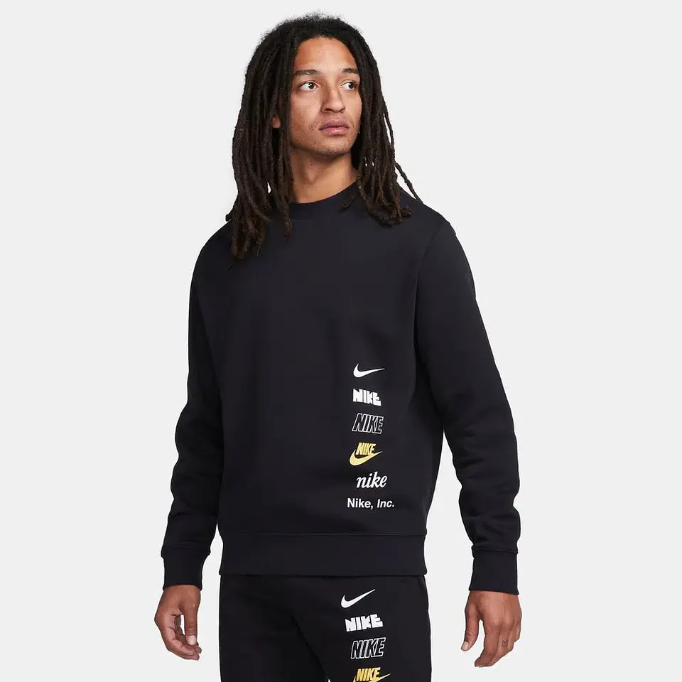 Polerón Hombre Negro Nike Dx0781-010 1