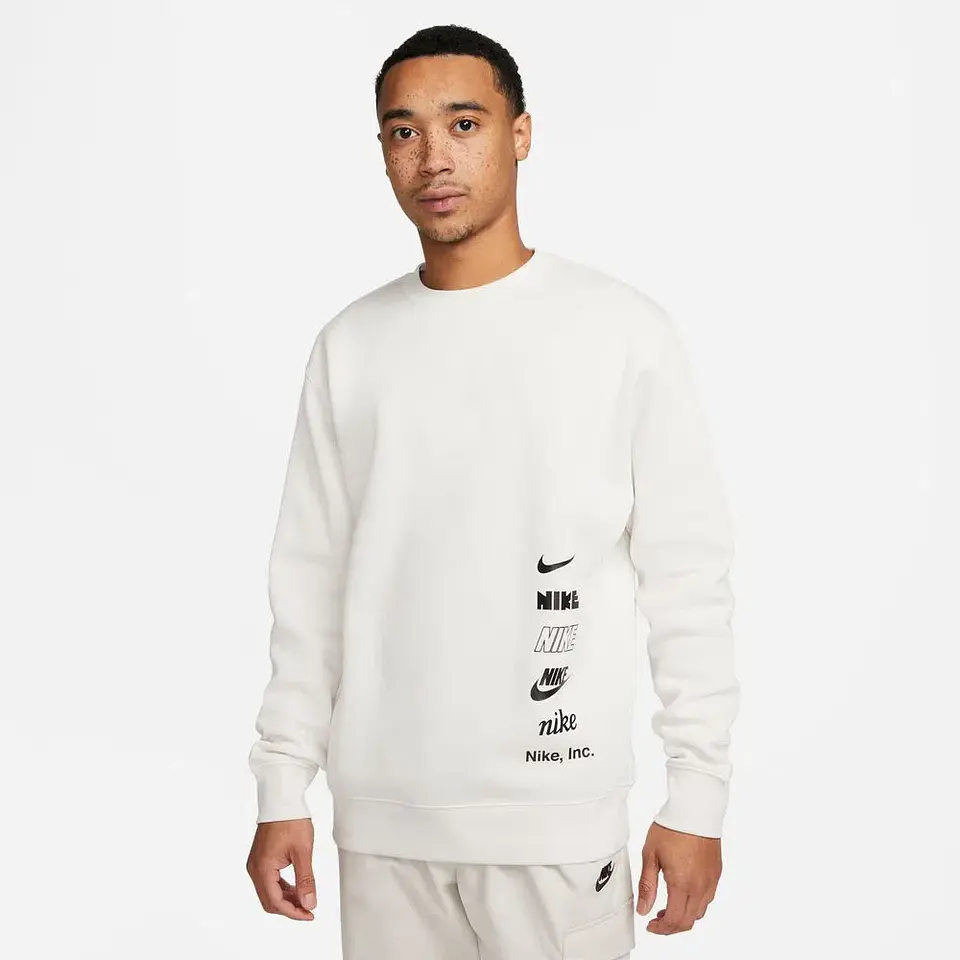 Polerón Hombre Blanco Nike Dx0781-030 1