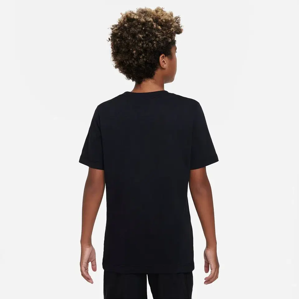 Polera Juvenil Negro Nike Dx1152-010 2