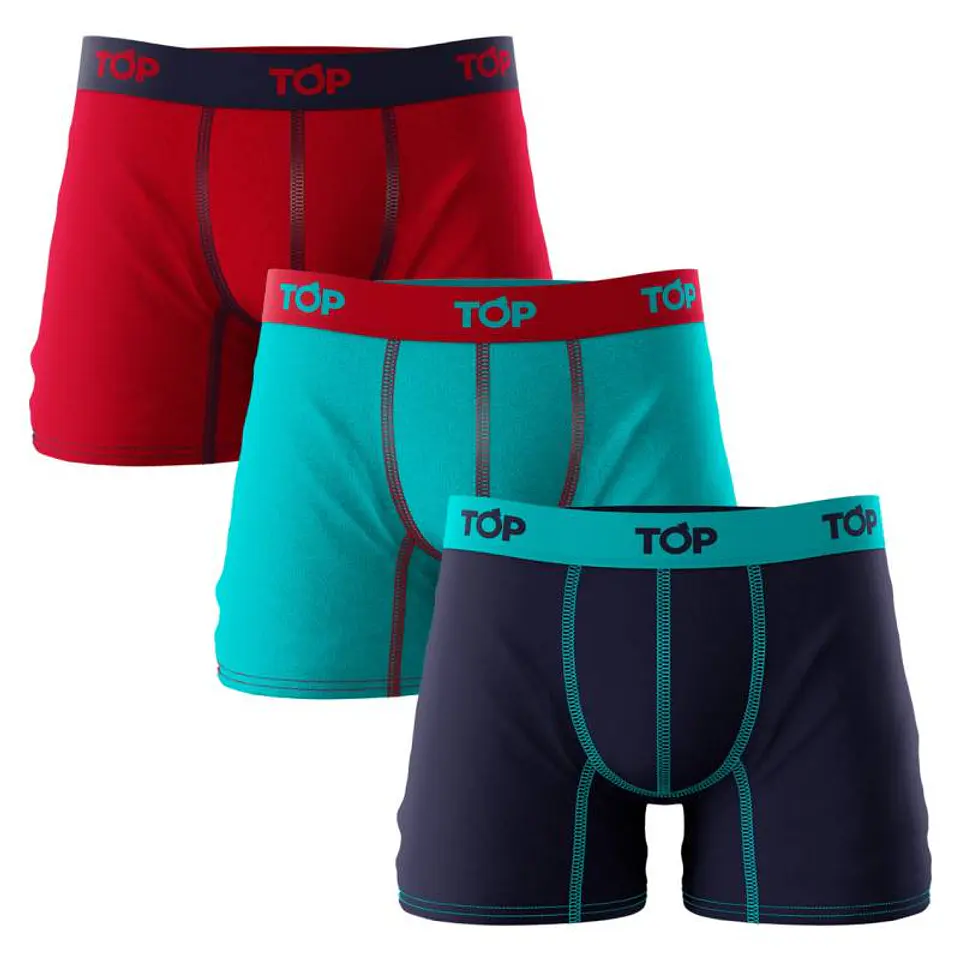 Boxer Hombre Multicolor Top 208Pkp/3 1