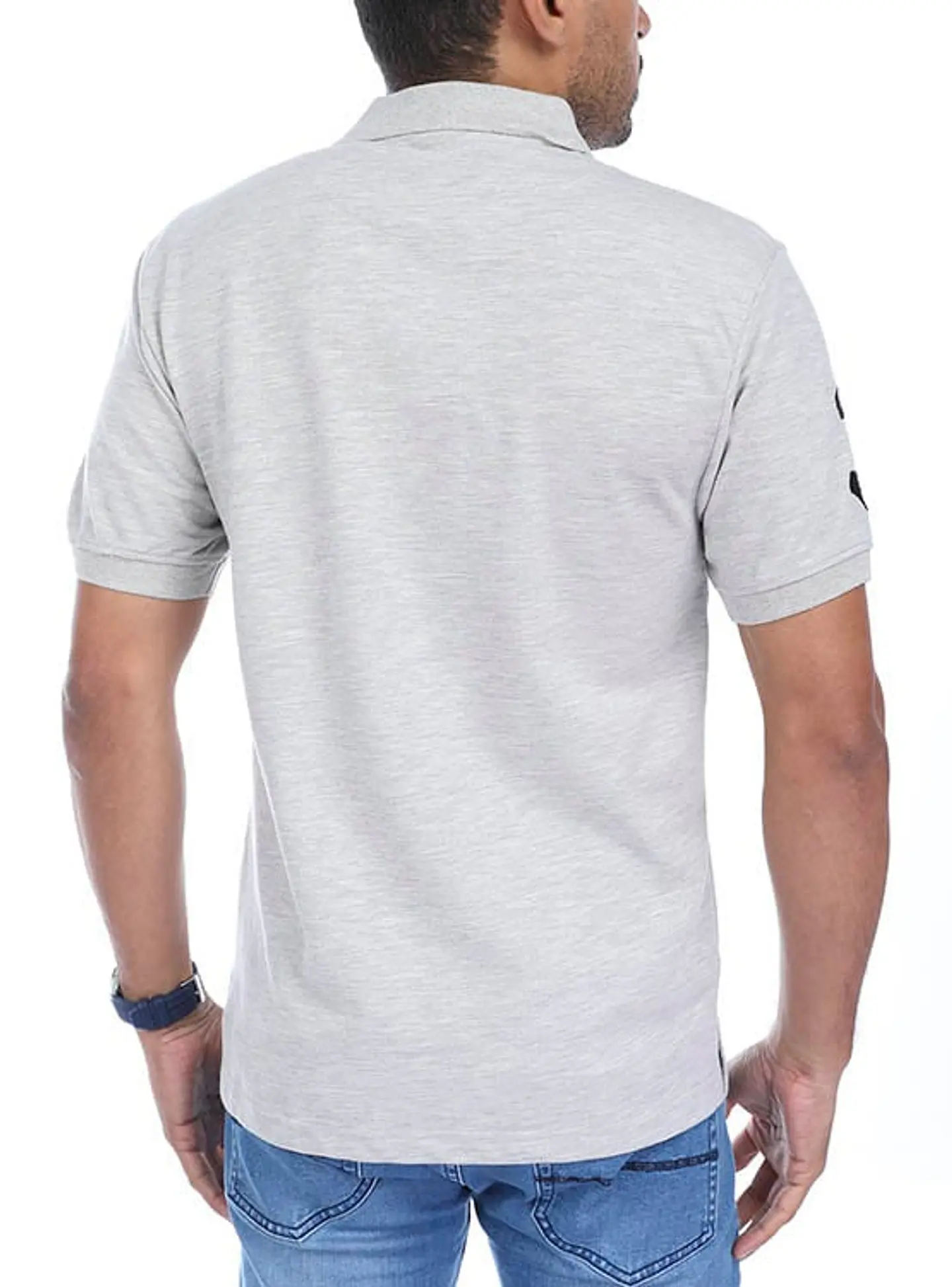 Polera Hombre Gris Rbg Uslpm-1017 2