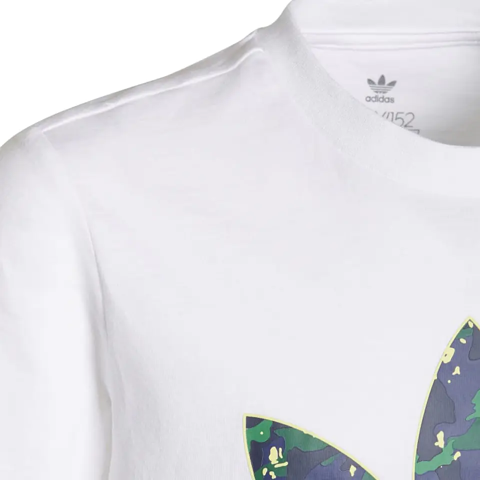 Polera Niño/a Blanca Adidas H20307 3