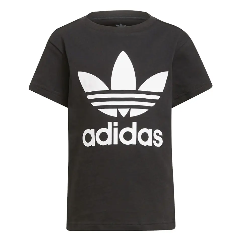 Polera Niño/a Negra Adidas H25245 1