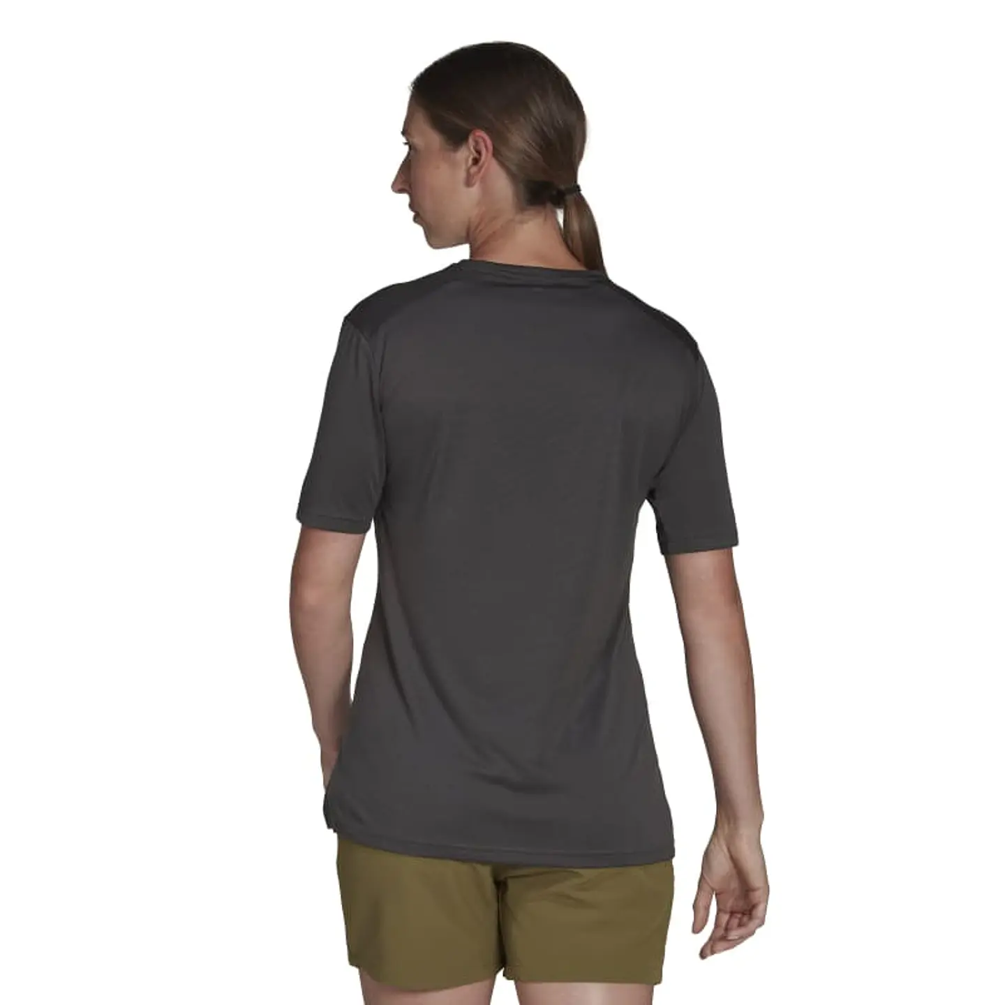Polera Mujer Gris Adidas H53386 2