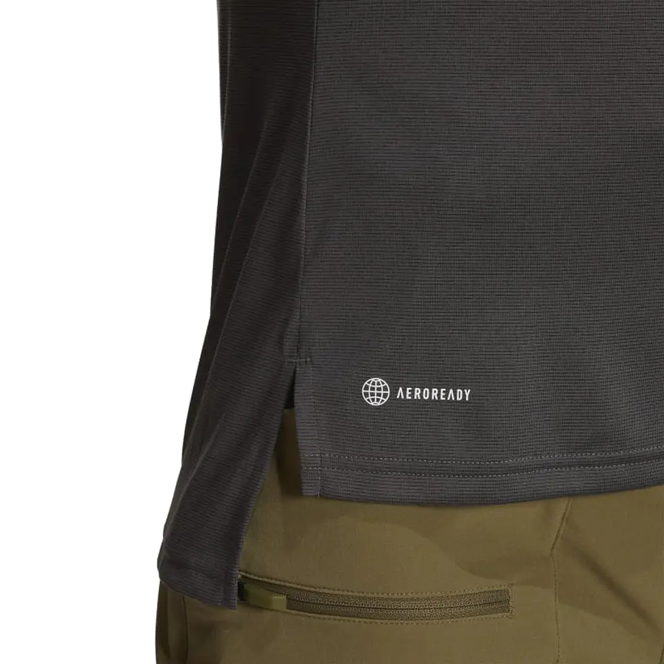 Polera Mujer Gris Adidas H53386 5