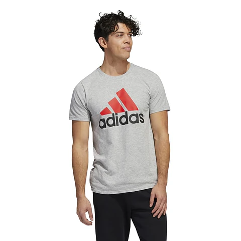 Polera Hombre Gris Adidas Hh9025
