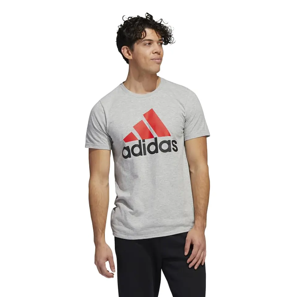 Polera Hombre Gris Adidas Hh9025 1