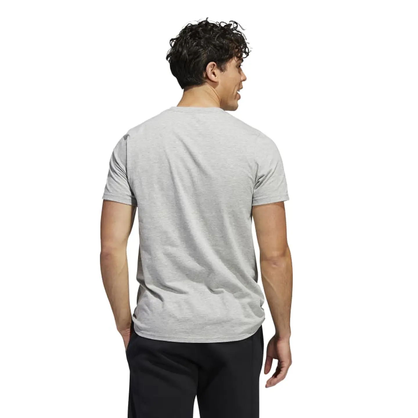 Polera Hombre Gris Adidas Hh9025 2