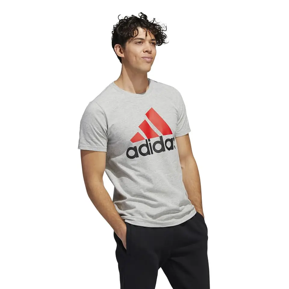 Polera Hombre Gris Adidas Hh9025 3