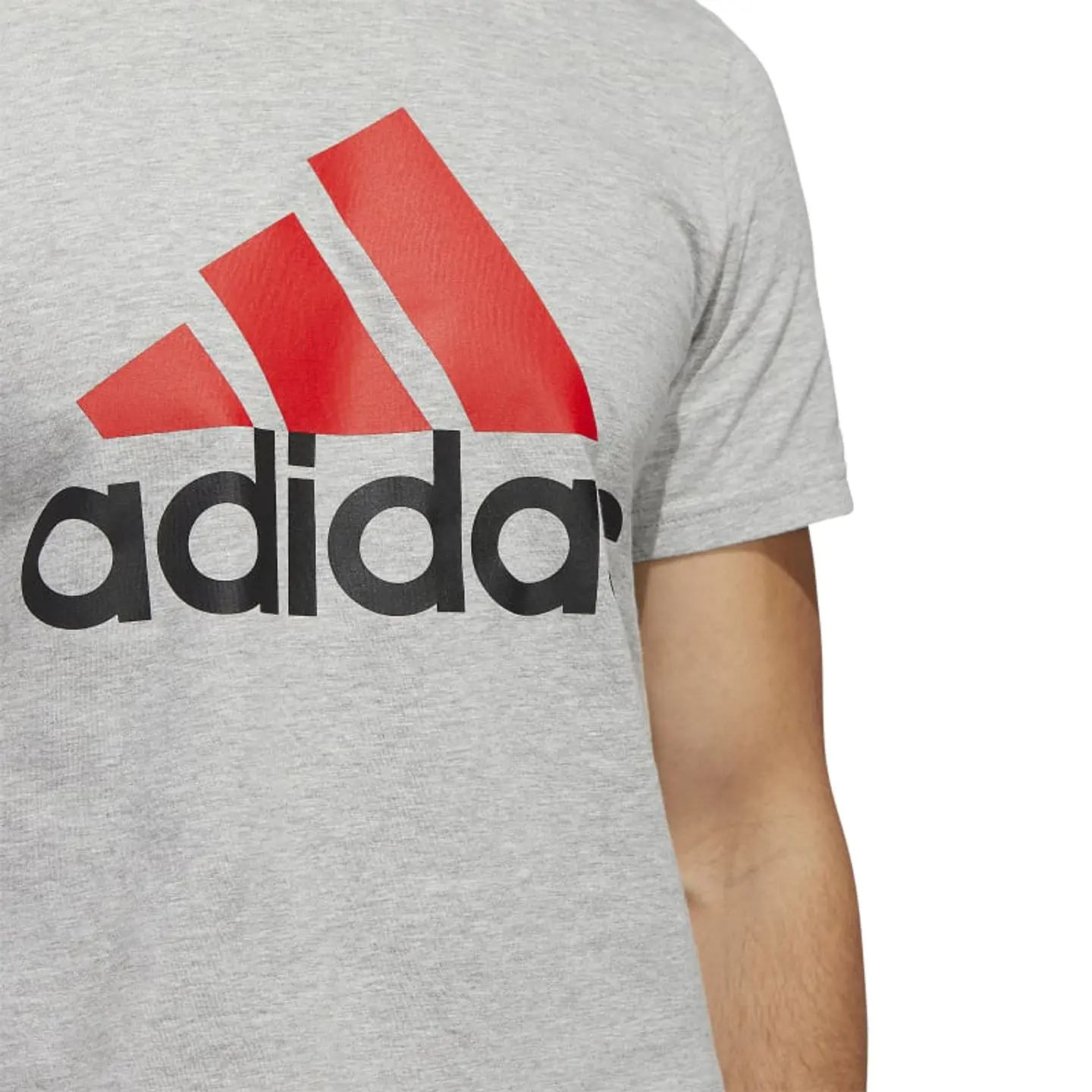 Polera Hombre Gris Adidas Hh9025 4