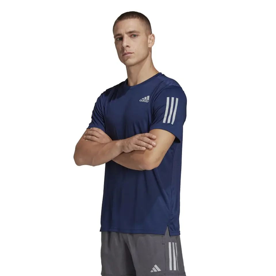 Polera Hombre Azul Adidas Hm8445 1