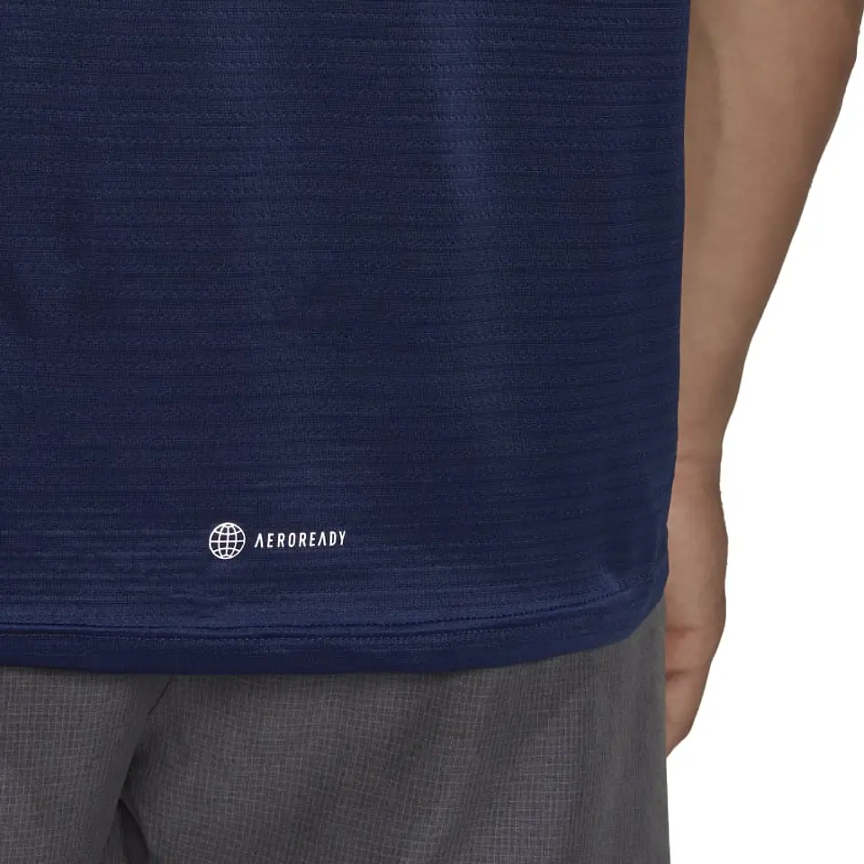 Polera Hombre Azul Adidas Hm8445 4