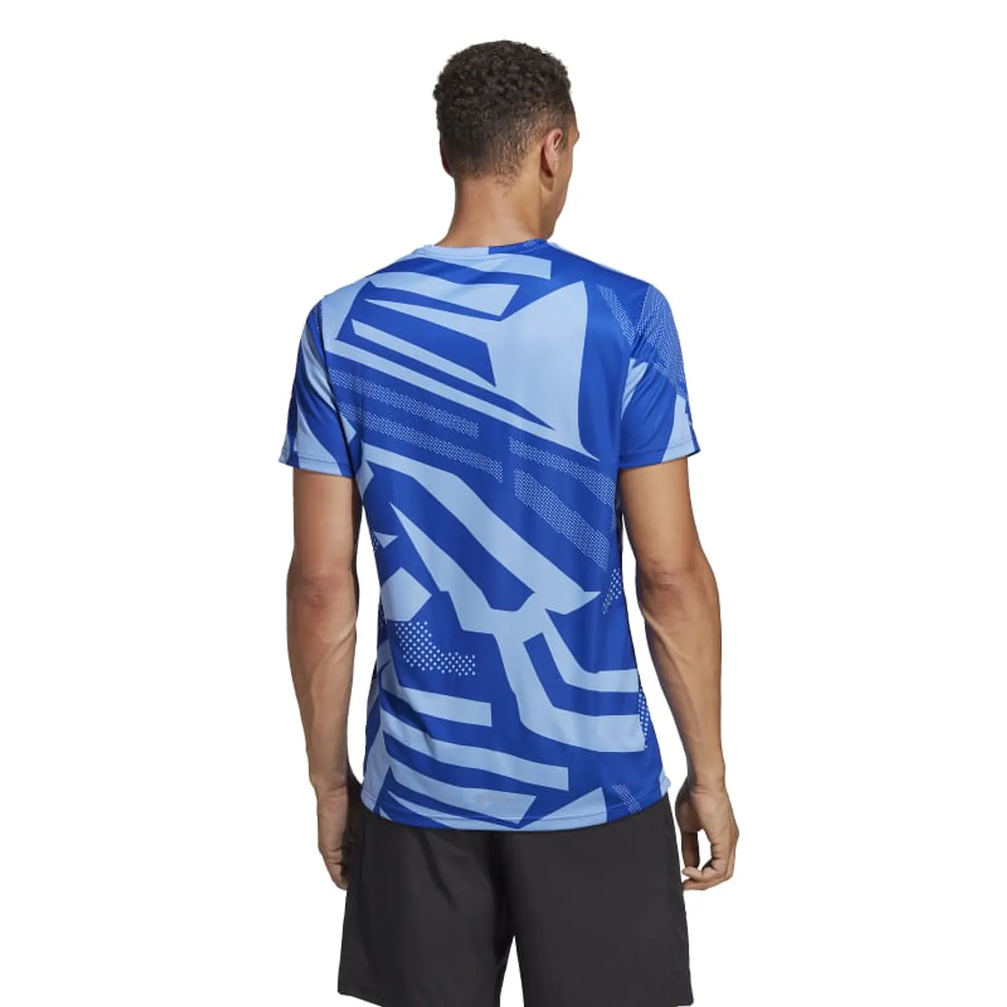 Polera Hombre Azul Adidas Hr6608 2