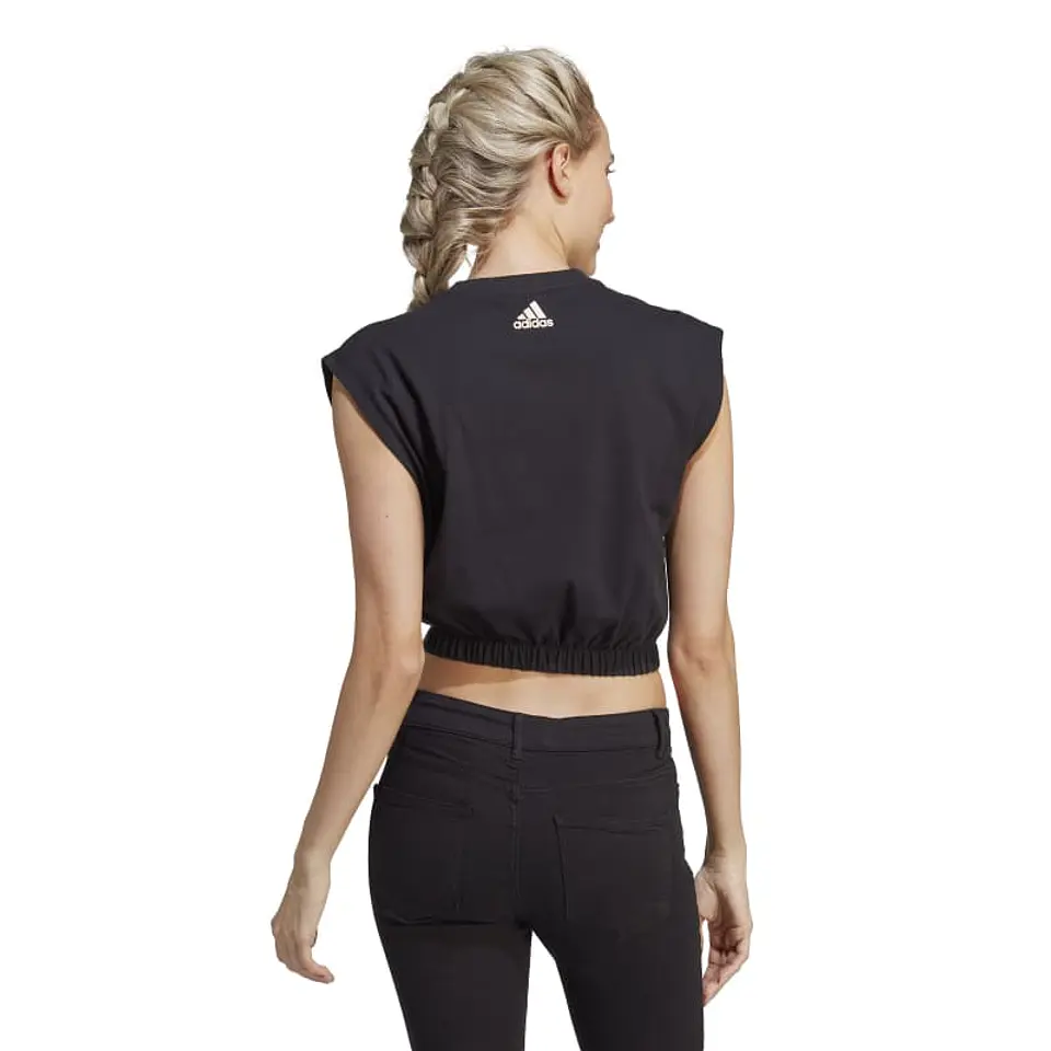 Polera Negra Adidas Hs1201 2