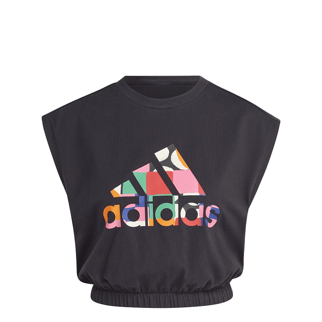 Polera Negra Adidas Hs1201