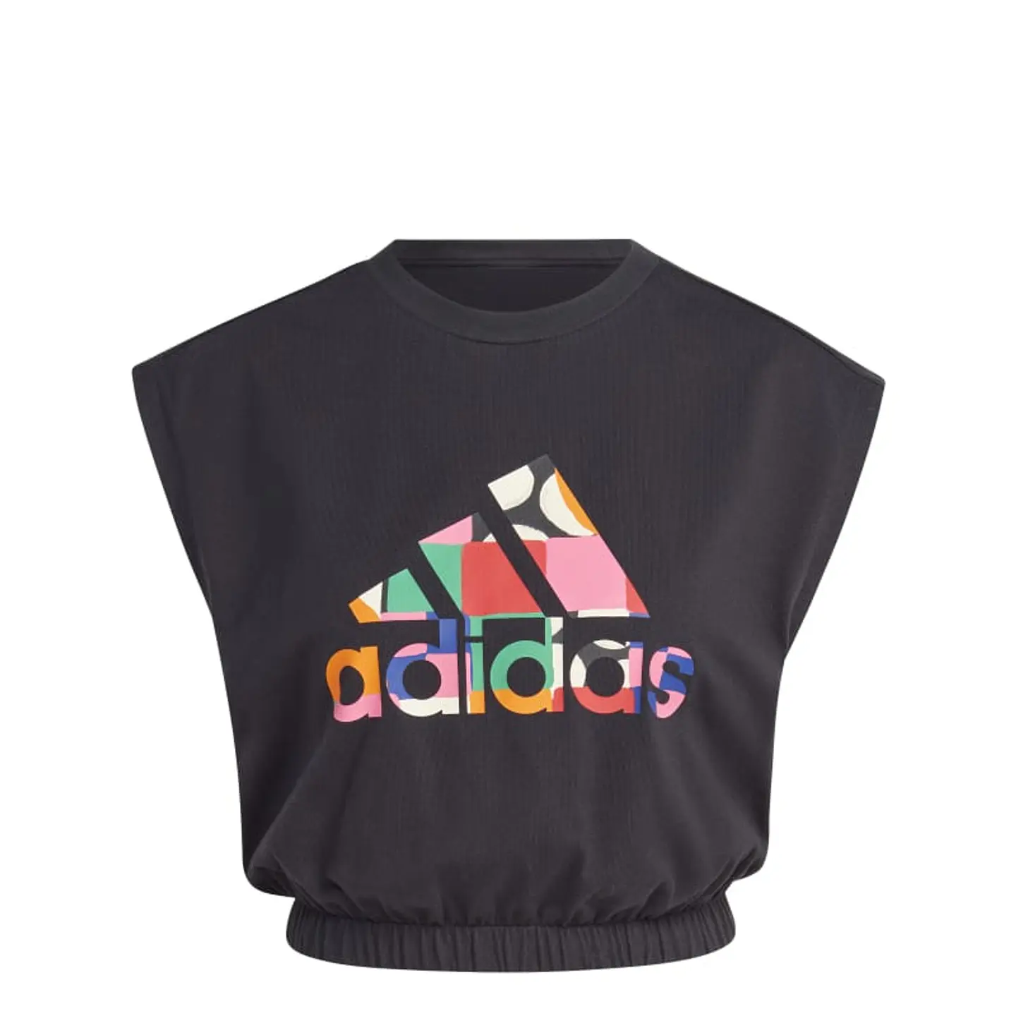 Polera Negra Adidas Hs1201 6