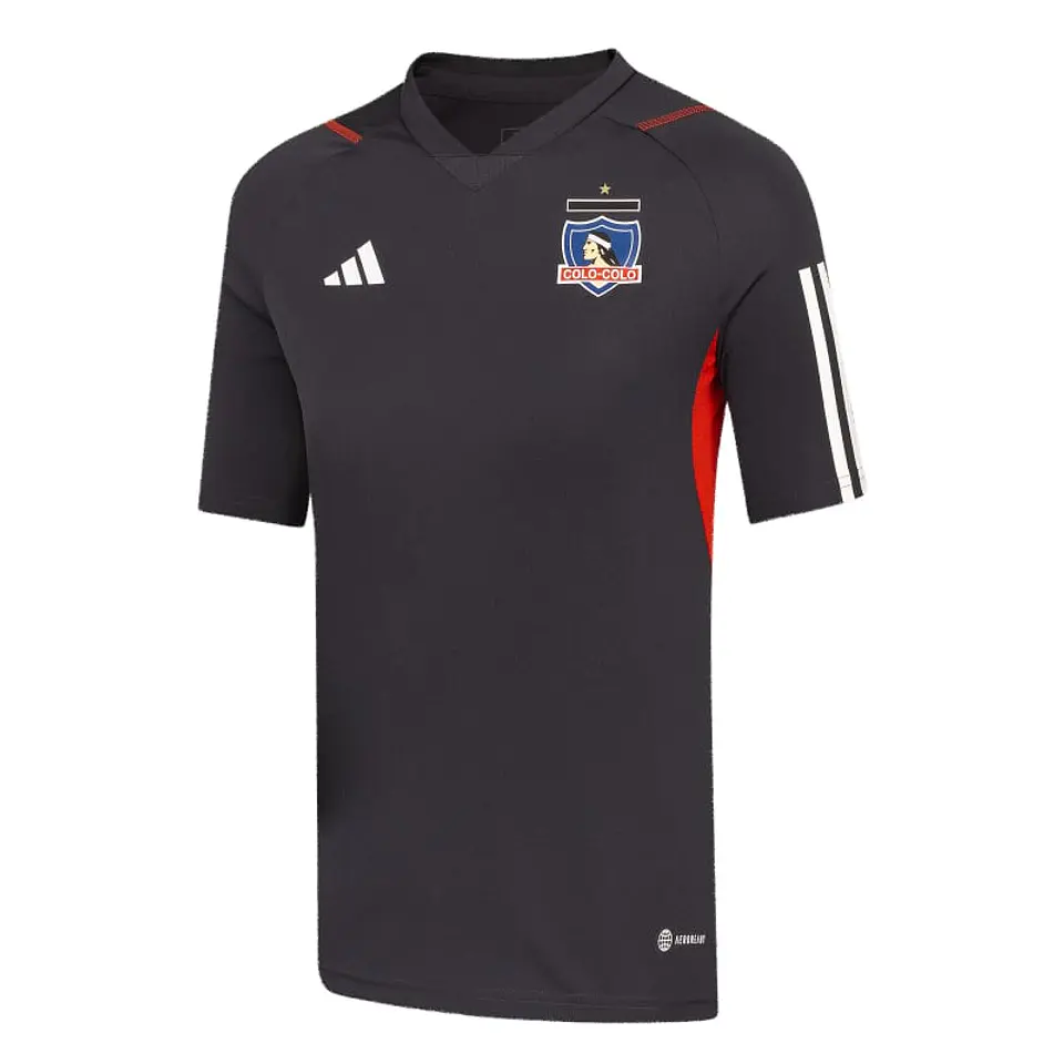 Camiseta de Entrenamiento Condivo 22 Colo-Colo Niño Negra Adidas Ht9943 1