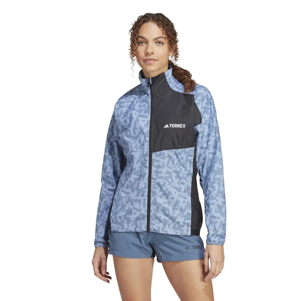 Cortaviento Mujer Celeste Adidas Hz1320 1