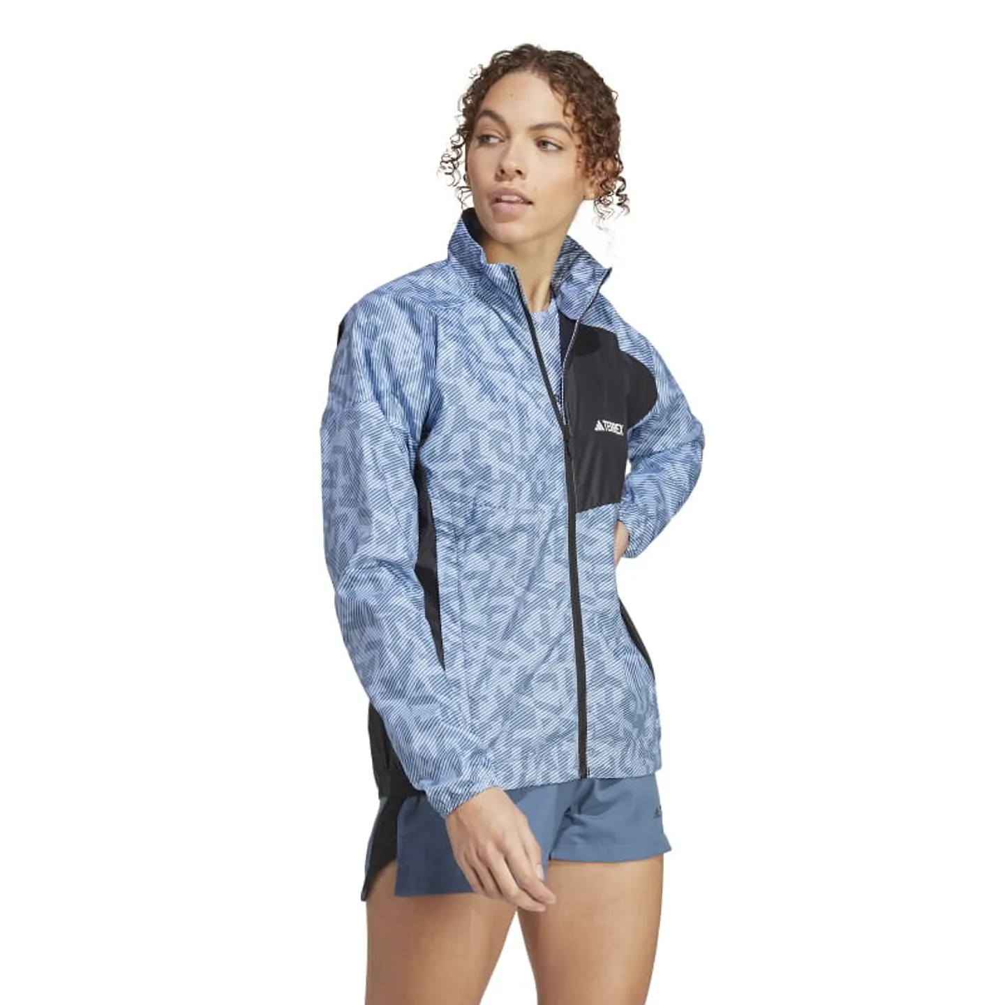 Cortaviento Mujer Celeste Adidas Hz1320 3