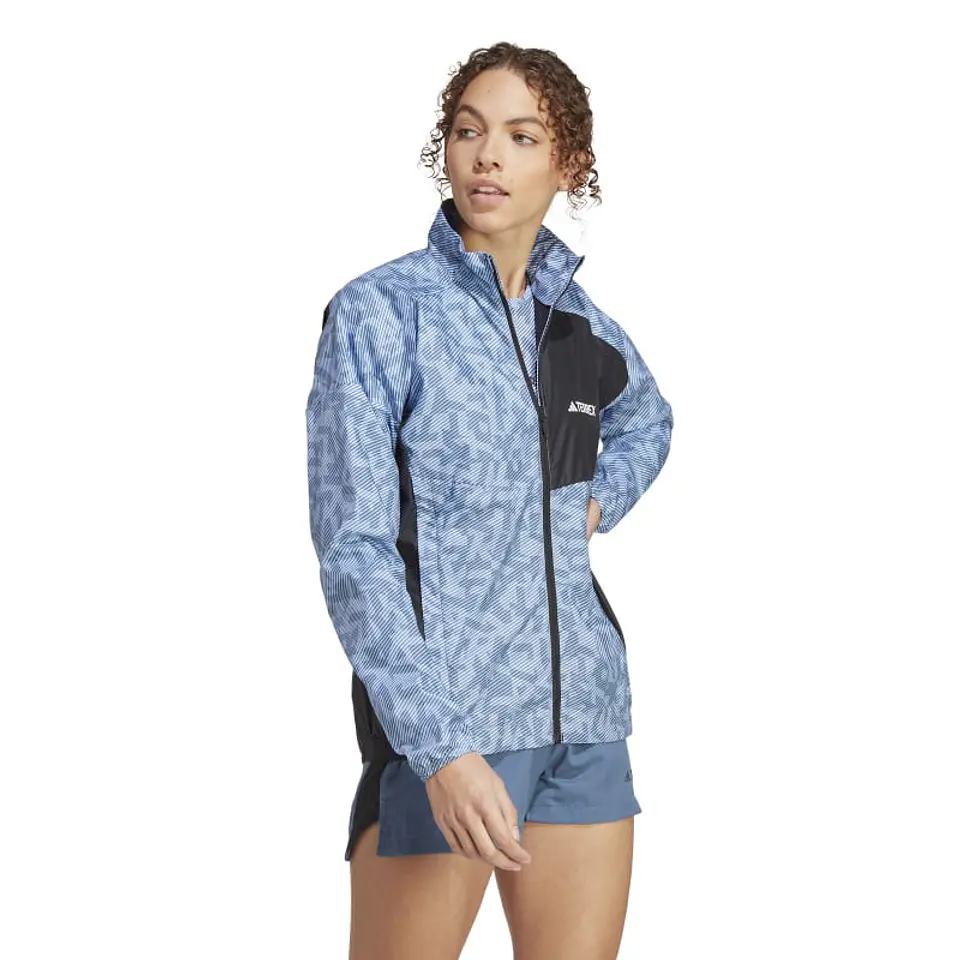 Cortaviento Mujer Celeste Adidas Hz1320 3