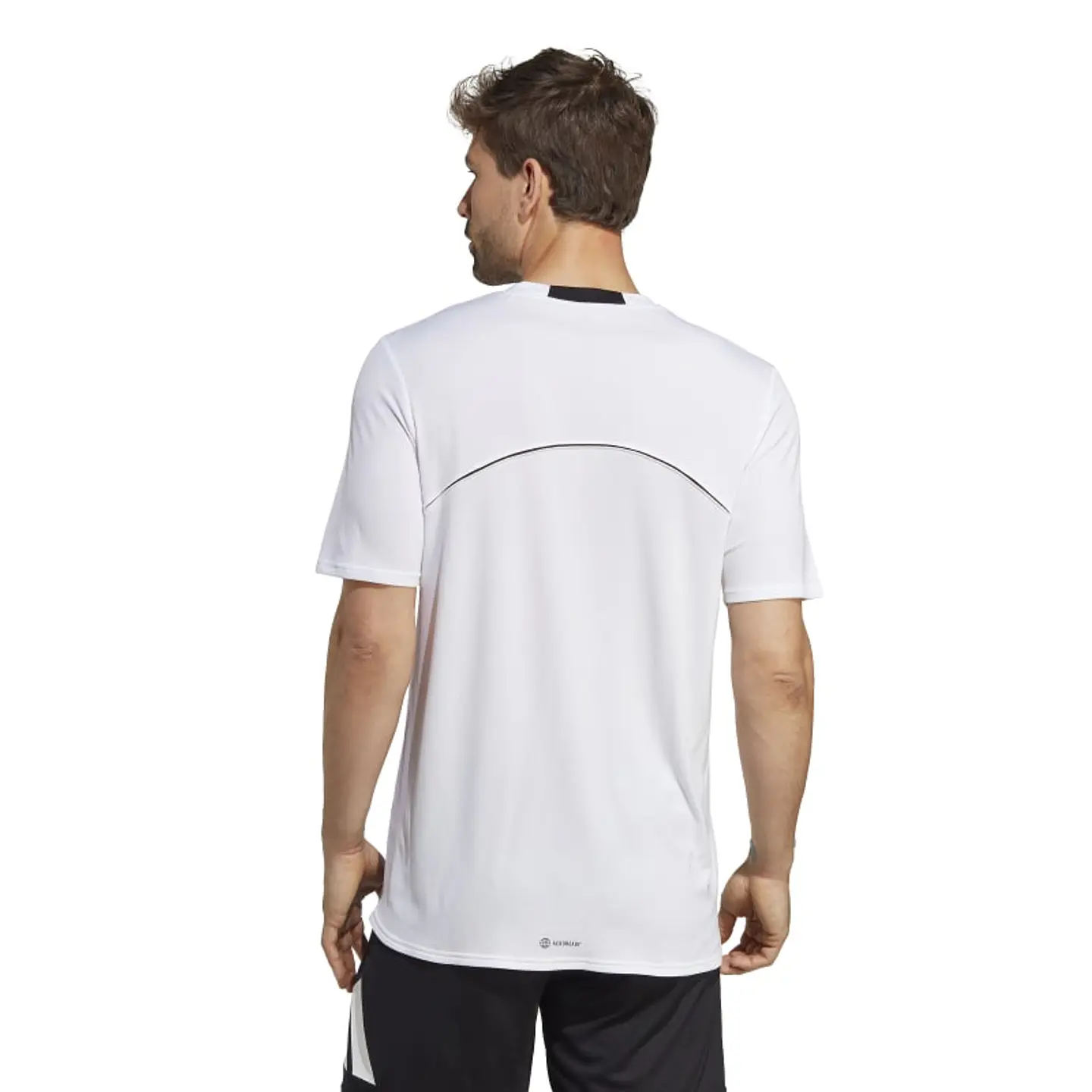 Polera Hombre Blanca Adidas Ib7921 2