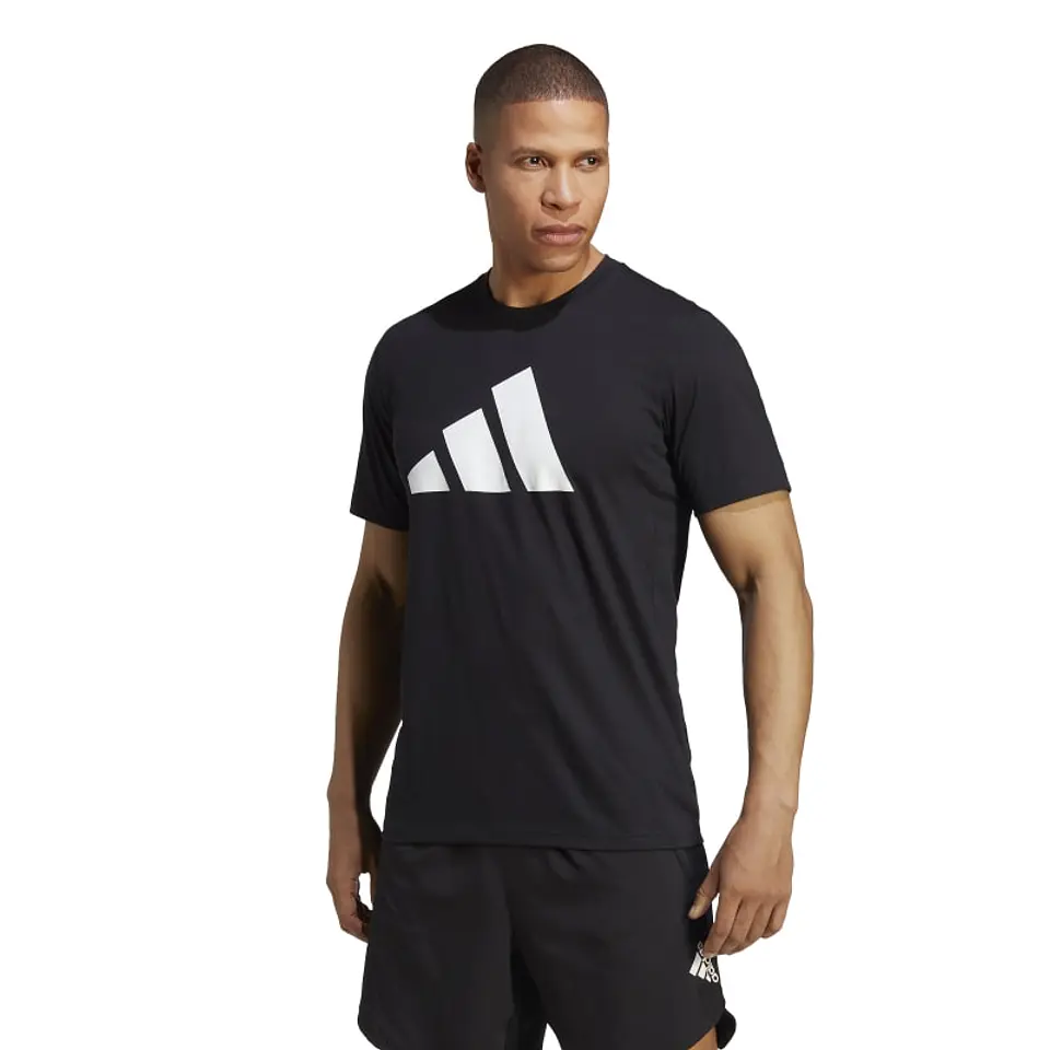 Polera Hombre Negra Adidas Ib8273 1
