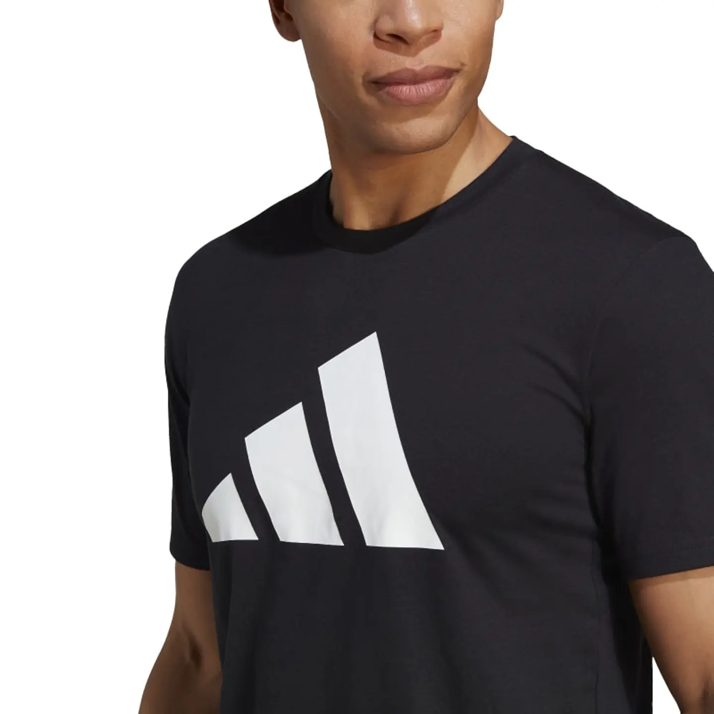 Polera Hombre Negra Adidas Ib8273 4