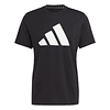 Polera Hombre Negra Adidas Ib8273