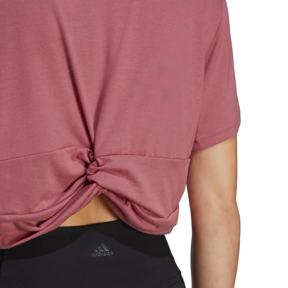 Polera Mujer Rosada Adidas Ib8563 4