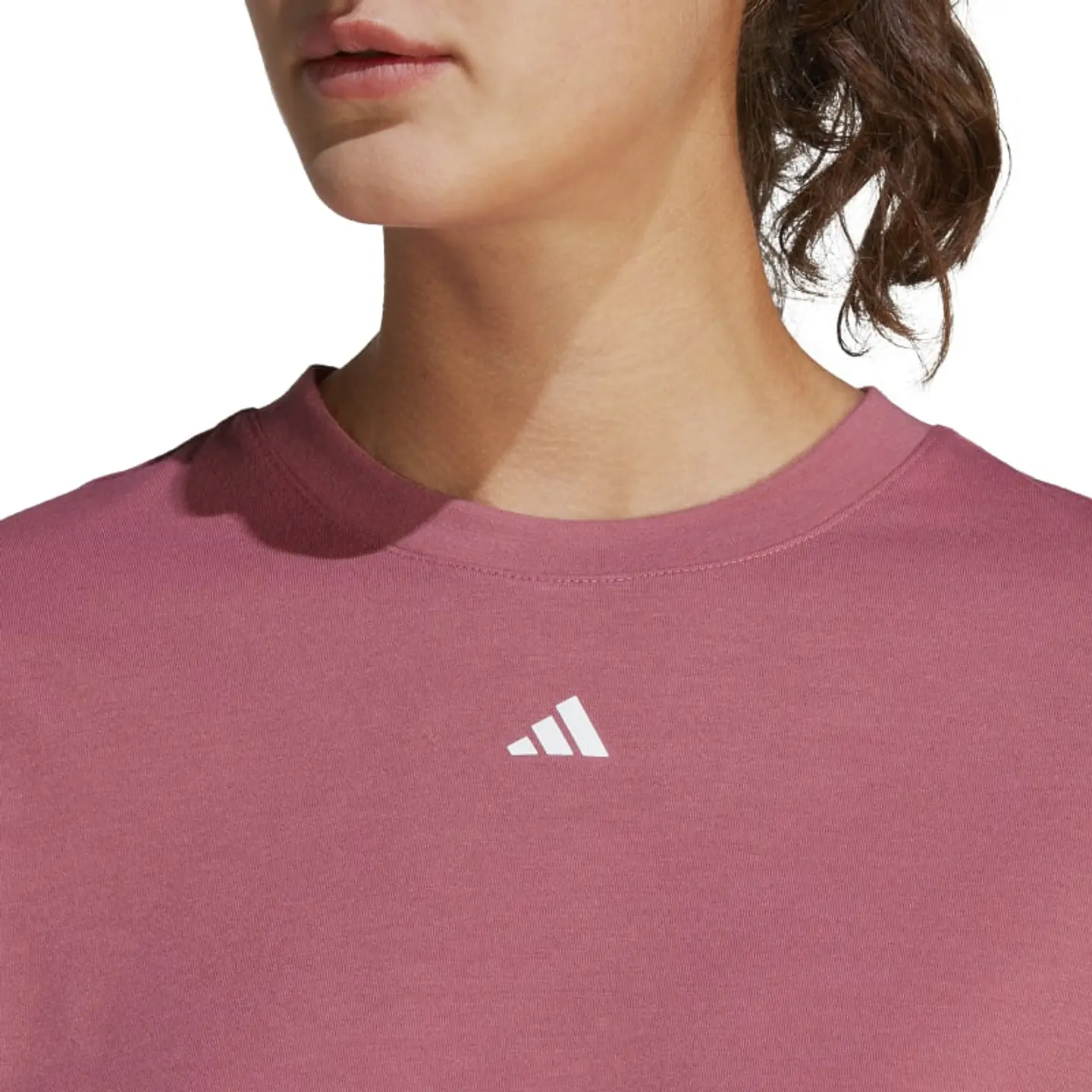 Polera Mujer Rosada Adidas Ib8563 5